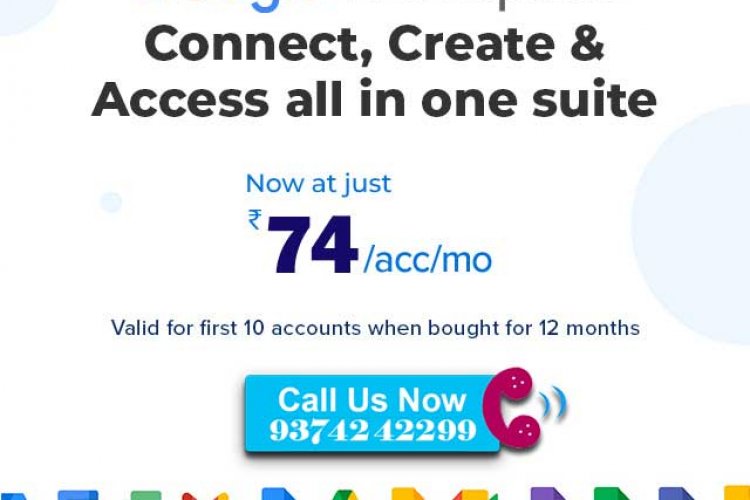 Loot: Google Gsuite at Just Rs.74 per month! [MRP Rs.210]