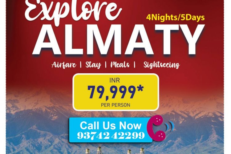 Loot Deal: Almaty Package for 4 Nights/ 5 Days @ Just Rs.79,999 including Air Tickets!