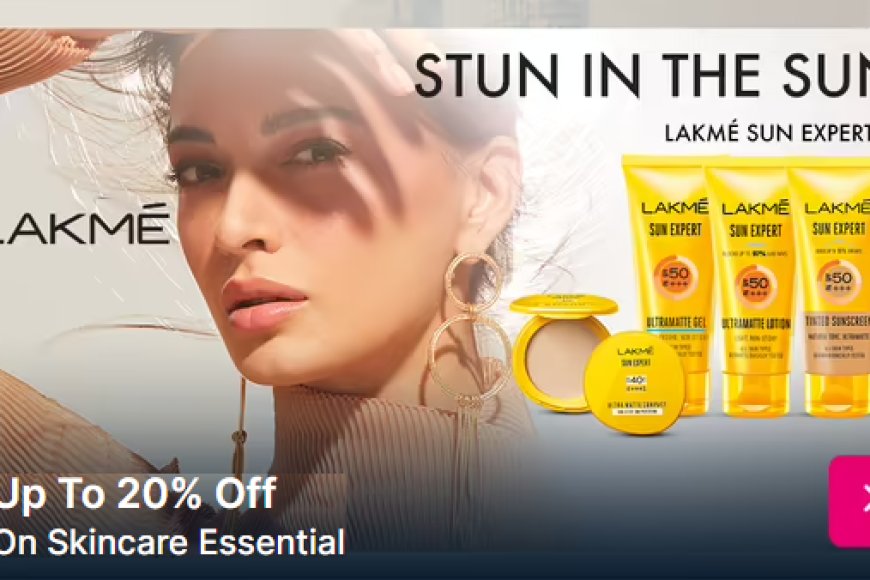 Up to 20% off on Lakme products