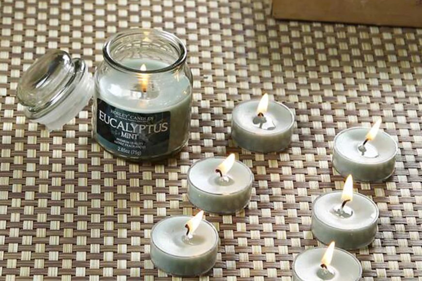 Eucalyptus Mint Aroma Scented Candles (Set Of 7) At just Rs. 79 [MRP 459]