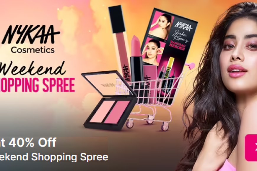 Flat 40% off on Nykaa Cosmetics