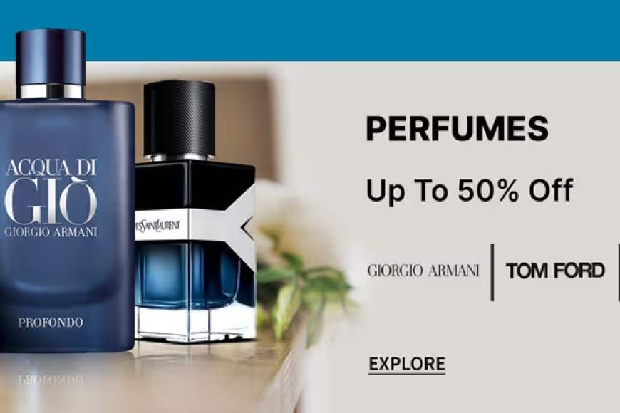 Up to 50% off on Perfumes