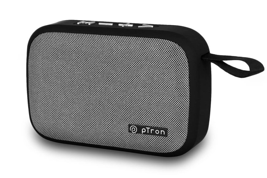 PTron Musicbot Lite 5 W Mini Bluetooth Speaker (Black) At just Rs. 499 [MRP 1600]