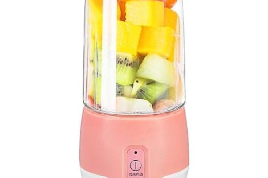 Portable Electric Mini Juice Maker (Pink) At just Rs. 446 [MRP 700]