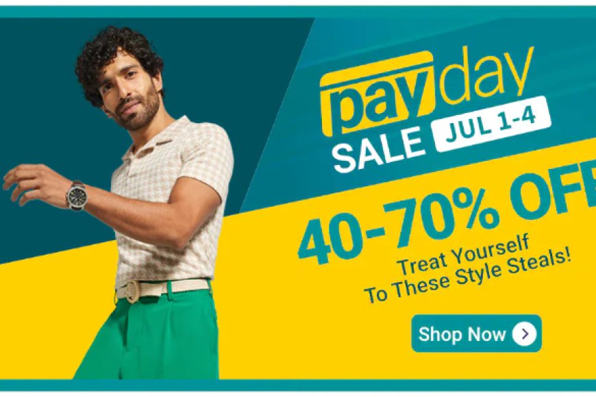 Pay Day Sale: 40&70% off on Men's Wear
