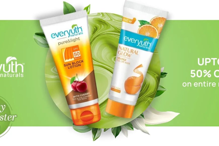 Up to 50% off on Everyuth products