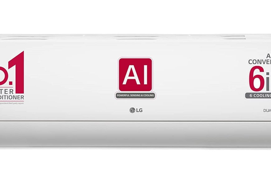 LG 1.5 Ton 5 Star AI DUAL Inverter 6&in&1 Cooling Split AC (White) At just Rs. 44,490 [MRP 75,990]
