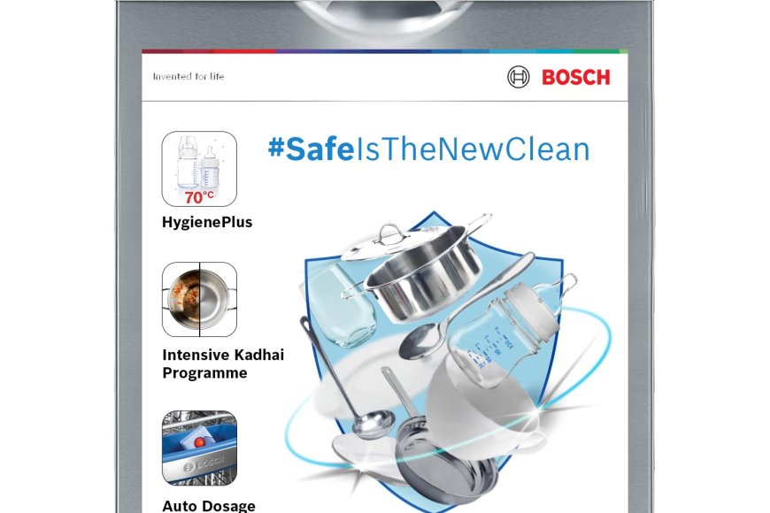Bosch 13 Place Settings Dishwasher (Silver Inox) At just Rs. 43,749 [MRP 56,900]