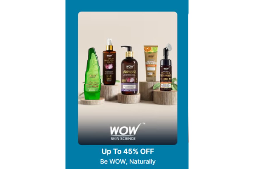 Up to 45% off on WOW products