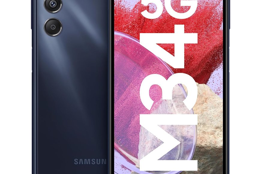 Samsung Galaxy M34 5G (Midnight Blue, 6GB RAM, 128GB Storage) At just Rs. 18,999 [MRP 24,999]
