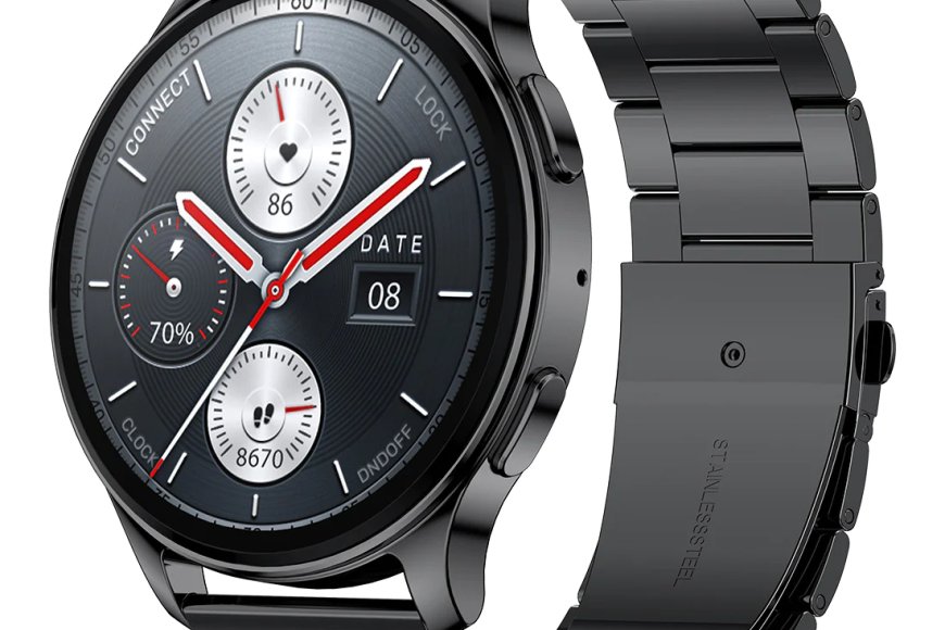 AMAZFIT POP 3R Bluetooth Calling Smart Watch (Metallic Black) At just Rs. 3999 [MRP 6999]