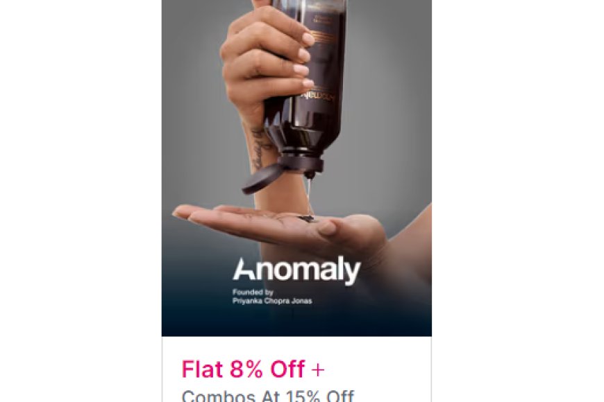 Flat 8% off on Anomaly products