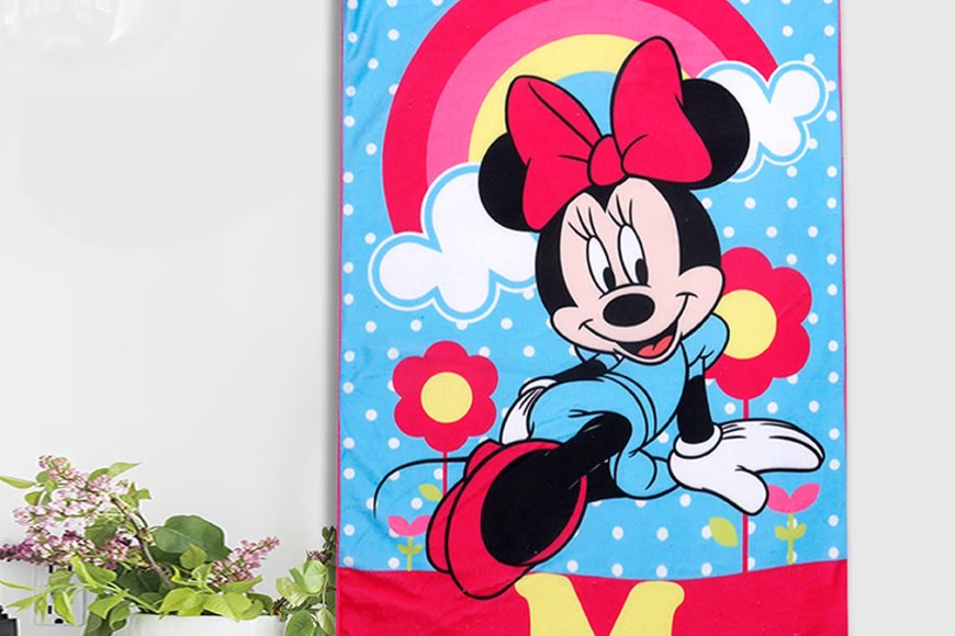 Minnie Multicolor 350 GSM Microfiber Kids Towel At just Rs. 99 [MRP 299]