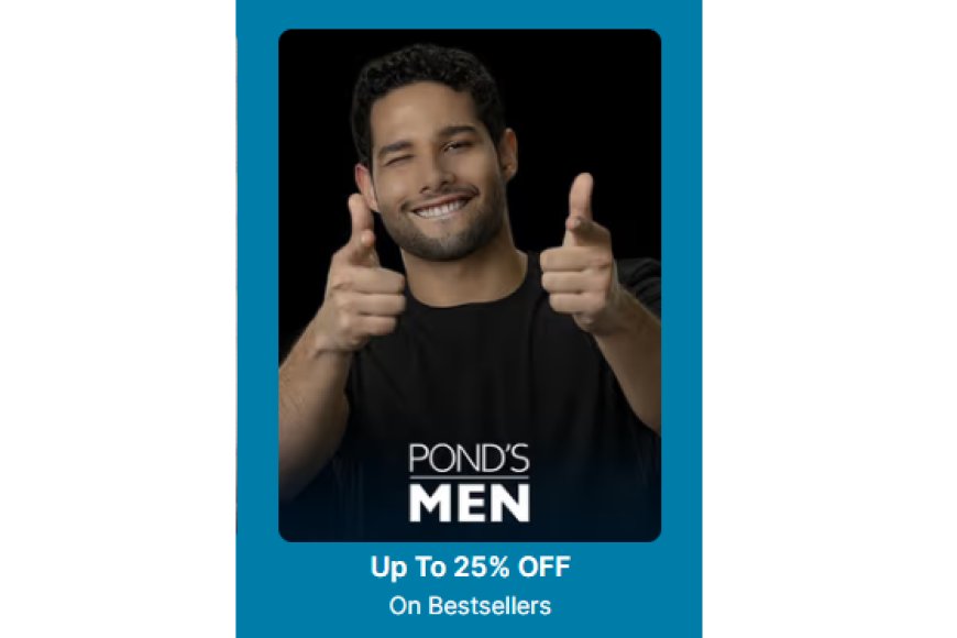 Up to 25% off on Ponds Men products