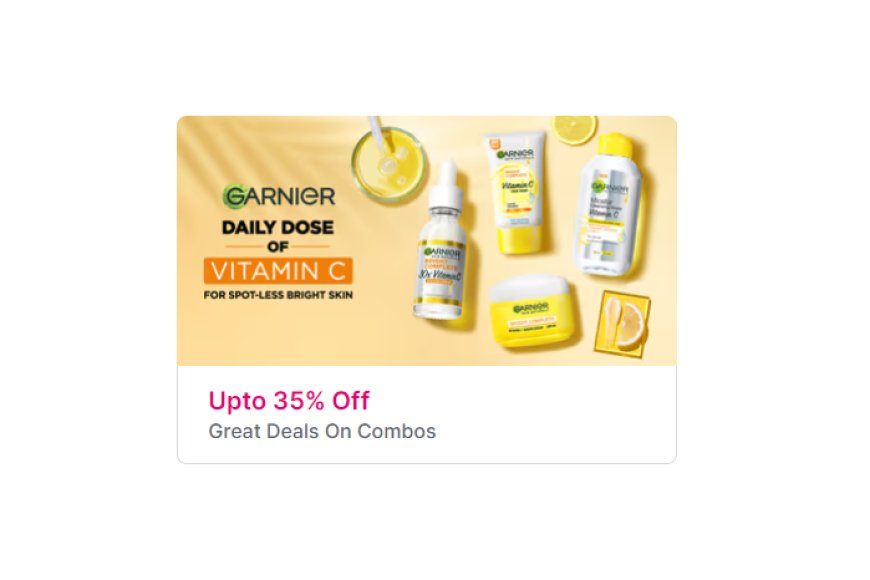 Up to 35% off on Garnier products