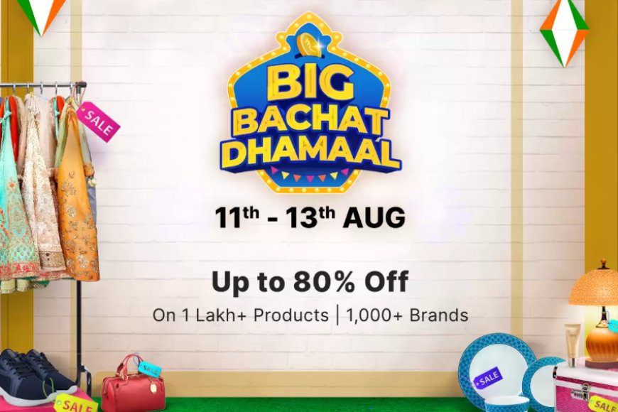 Big Bachat Dhamaal: Up to 80% off on Fashion &amp; Electronic products