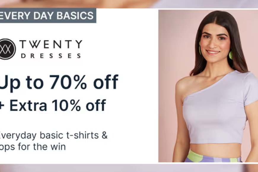 Up to 70% off + Extra 10% off on Twenty Dresses Brand