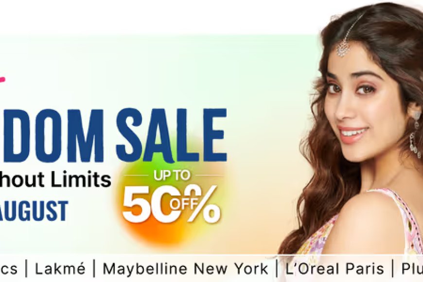 Freedom Sale: Up to 50% off on Beauty products