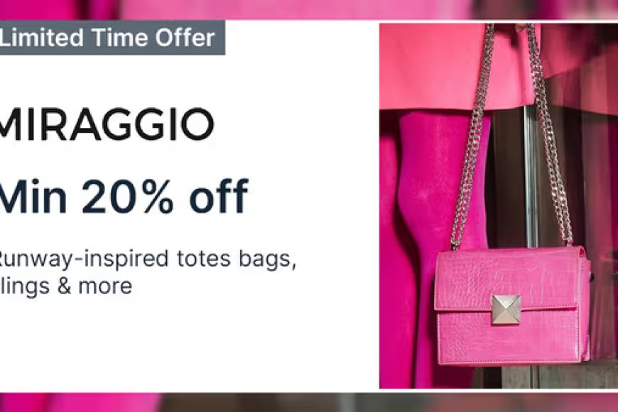 Minimum 20% off on Miraggio Brand
