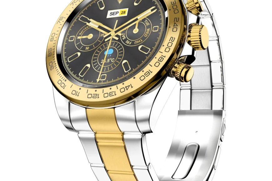 Fire&Boltt Blizzard Bluetooth Calling Luxury Smartwatch (Mist Soft Gold) At just Rs. 2799 [MRP 19,999]