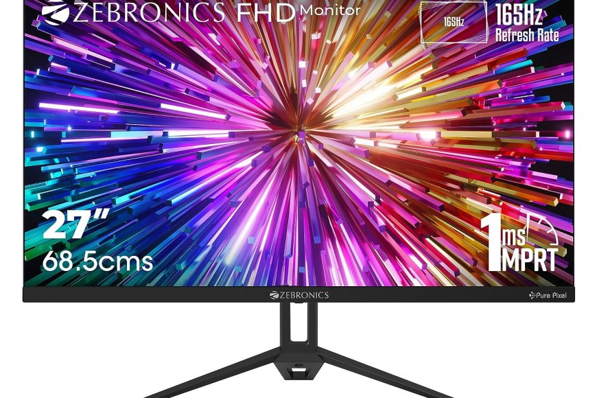 Zebronics 27 inch Full HD IPS Panel Gaming Monitor At just Rs. 13,999 [MRP 42,999]