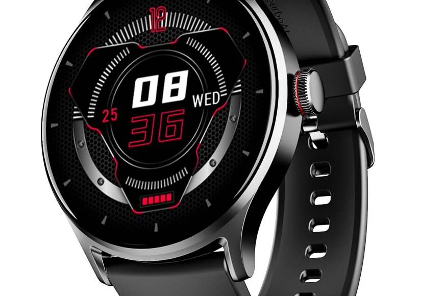 boAt Lunar Vista Bluetooth Calling Smart Watch (Active Black) At just Rs. 1799 [MRP 7999]