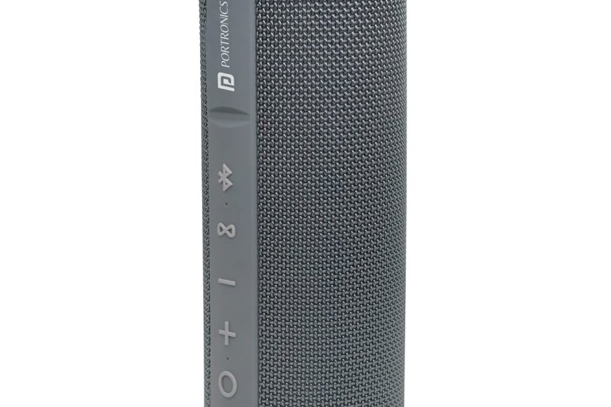 Portronics Breeze Plus 20 W Bluetooth Speaker (Grey) At just Rs. 1999 [MRP 3999]