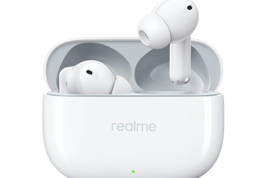 realme Buds T300 True Wireless Bluetooth Earbuds (Youth White) At just Rs. 2299 [MRP 3999]