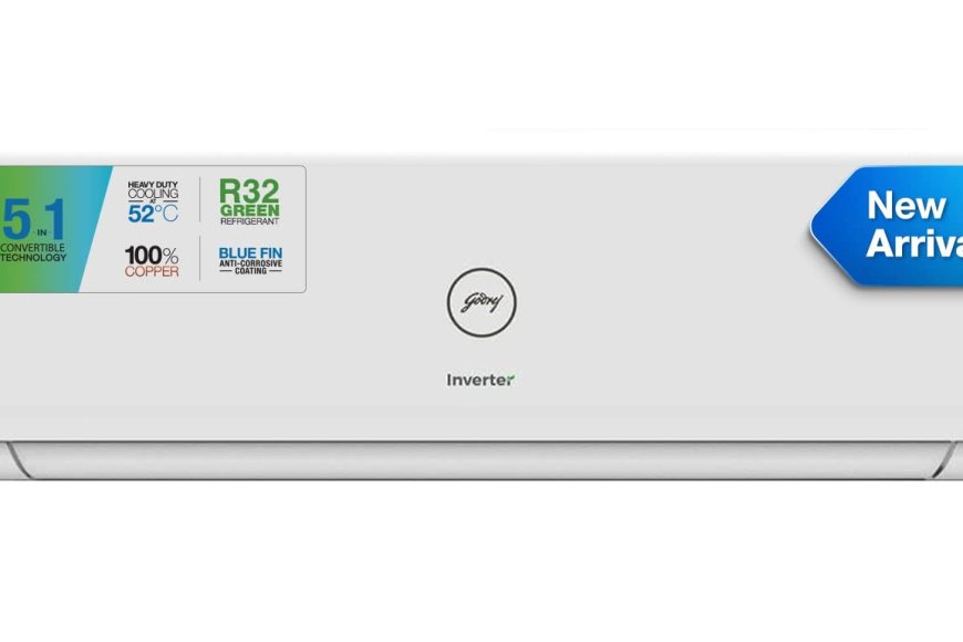 Godrej 1.5 Ton 4 Star Split Inverter 5&in&1 Convertible AC (White) At just Rs. 34,990 [MRP 49,990]