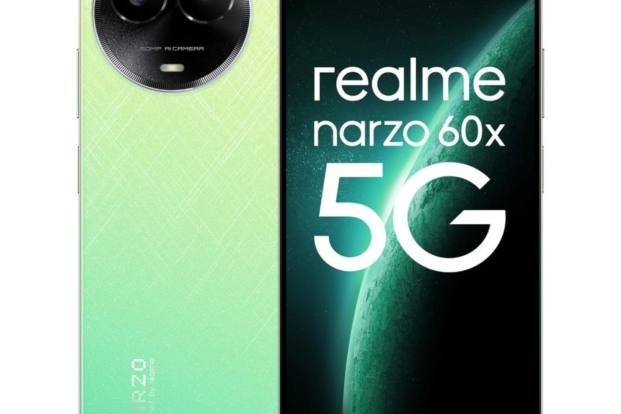 realme narzo 60X 5G (Stellar Green, 6GB RAM, 128GB Storage) At just Rs. 14,499 [MRP 15,999]