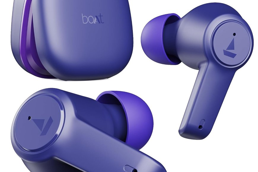 boAt Airdopes 413ANC True Wireless Bluetooth Earbuds (Verve Purple) At just Rs. 2299 [MRP 4990]