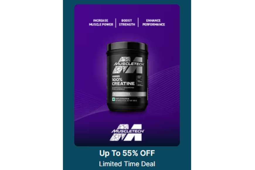 Up to 55% off on MuscleTech products