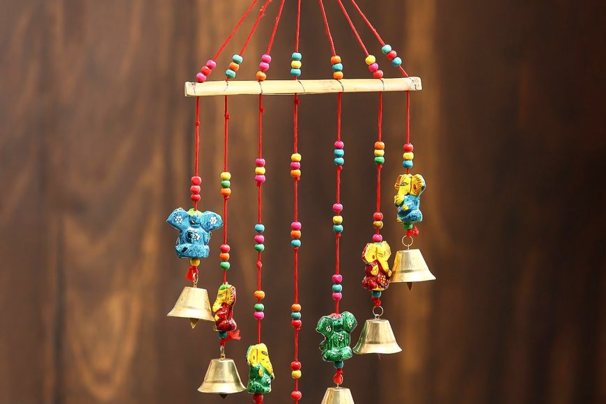 Multicolor Metal Handcrafted Decorative Lord Ganesha Hanging Bell At just Rs. 109 [MRP 307]