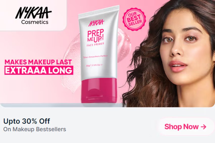 Up to 30% off on Nykaa Cosmetics products