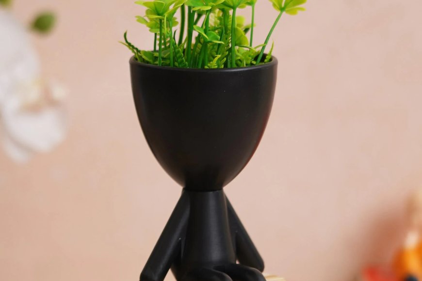 Black Plastic Desk Pot At just Rs. 199 [MRP 292]