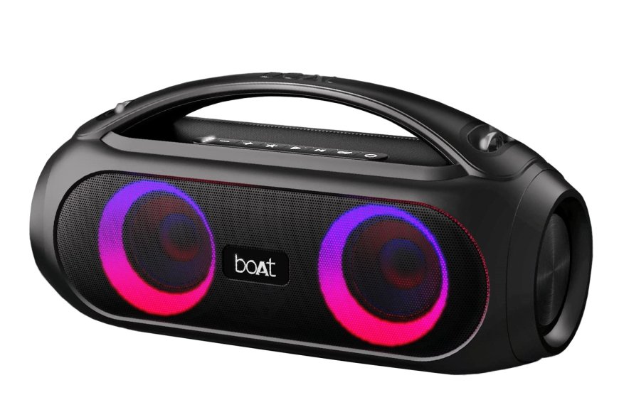 boAt Partypal 50 20W Bluetooth Speaker (Knight Black) At just Rs. 3999 [MRP 7990]