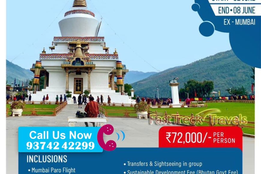 Enjoy Bhutan 6 Nights/7 Days Tour Package At just Rs. 72,000 with Flight