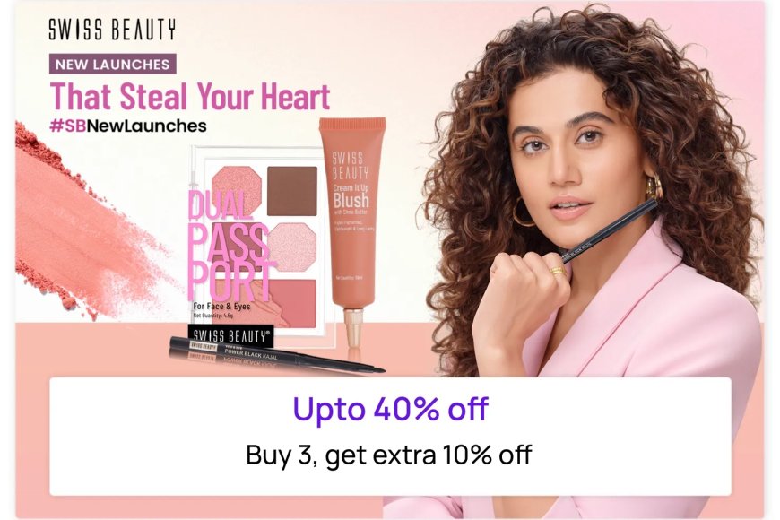 Up to 40% off on Swiss Beauty products