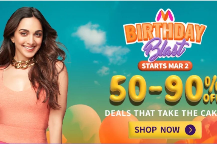 Myntra Birthday Blast: 50&90% off on Women's Wear