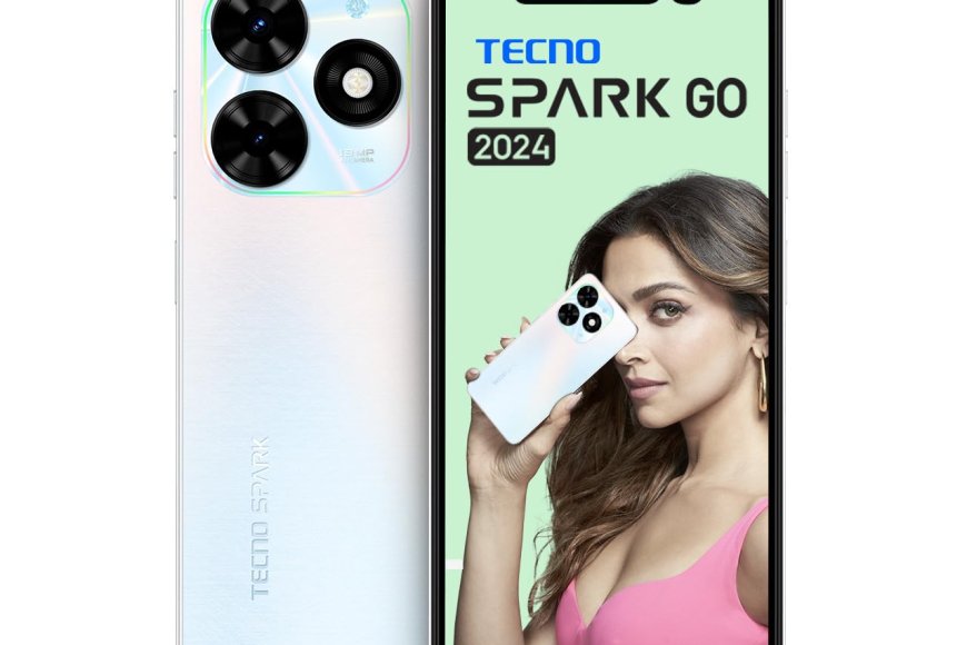 TECNO Spark GO 2024 (Mystery White, 8GB RAM, 128GB ROM) At just Rs. 7299 [MRP 8499]