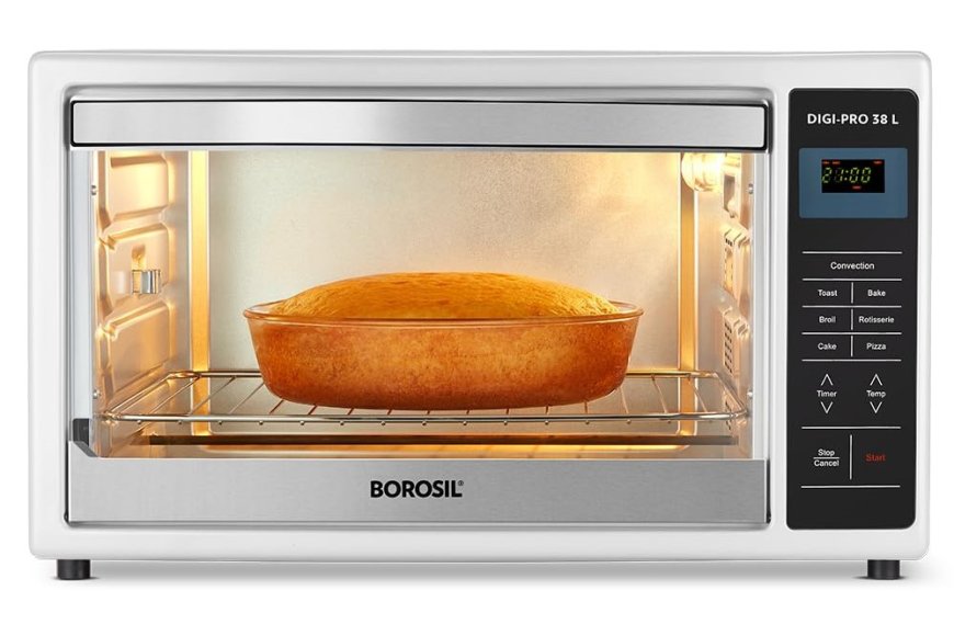 Borosil DigiPro 38 L Digital Oven Toaster &amp; Grill (Silver) At just Rs. 11,761 [MRP 15,590]