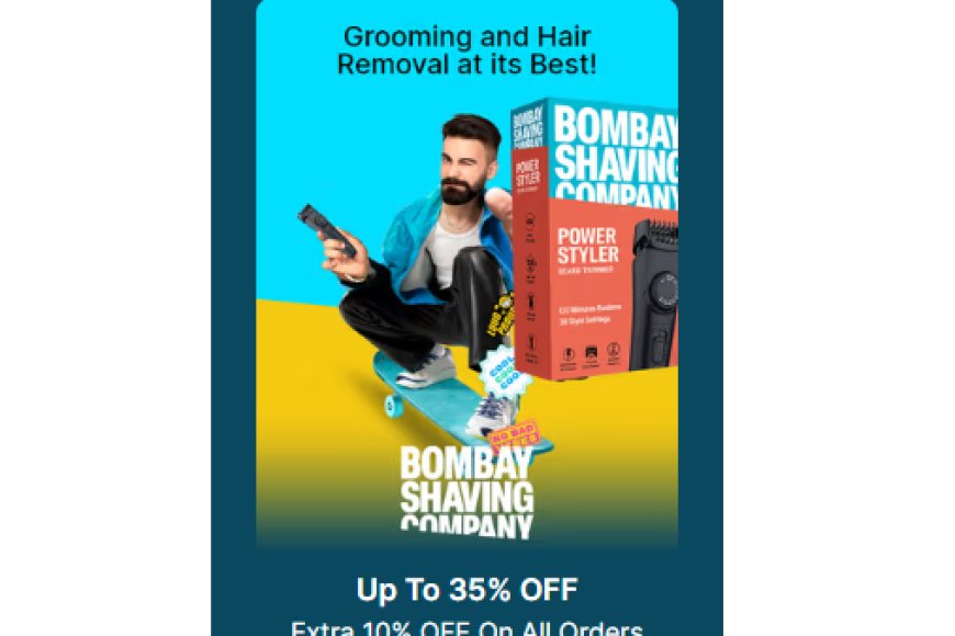 Up to 35% off + Extra 10% off on Bombay Shaving Company products