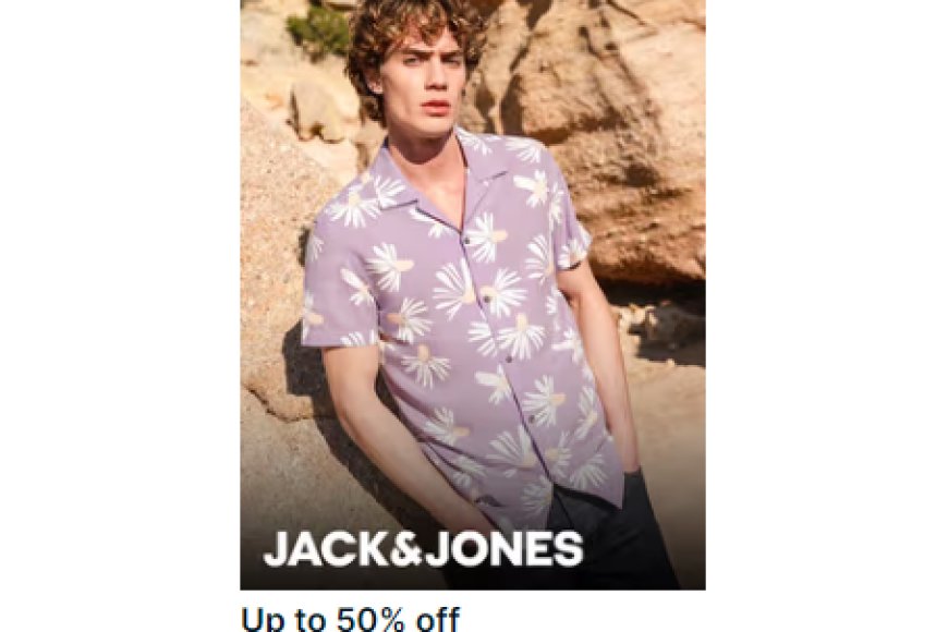 Up to 50% off on Jack &amp; Jones Brand