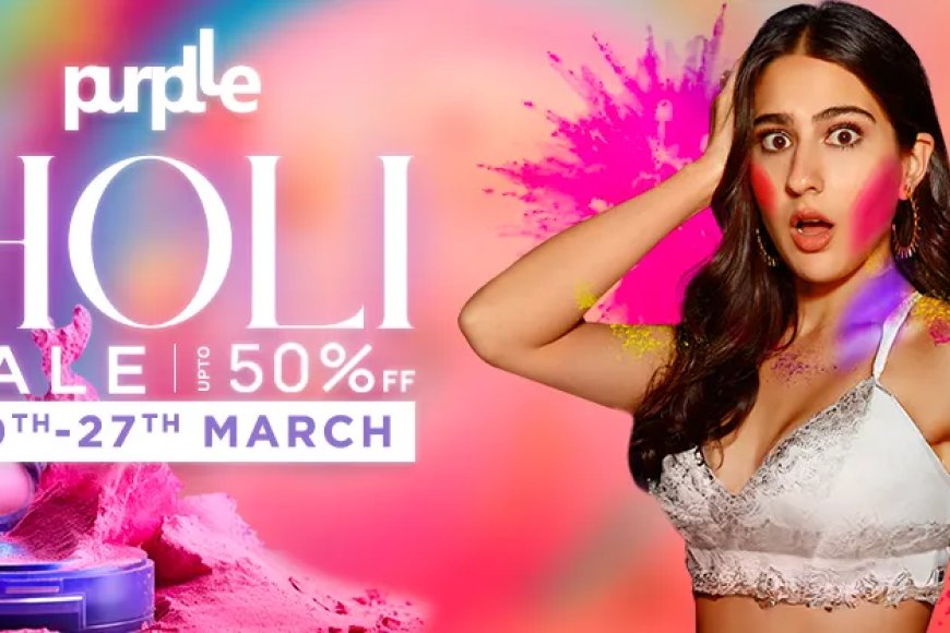 Purplle Holi Sale: Up to 50% off on Beauty products