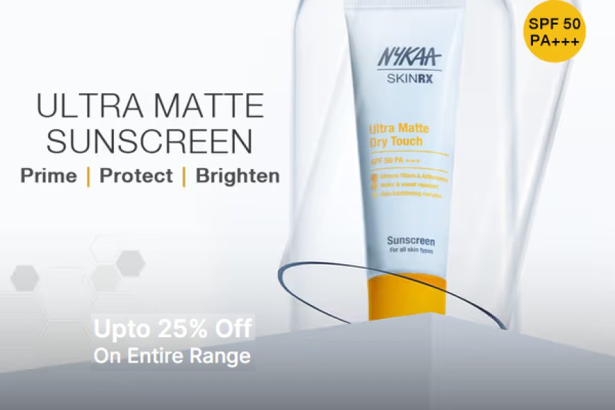 Up to 25% off on Nykaa SkinRX products