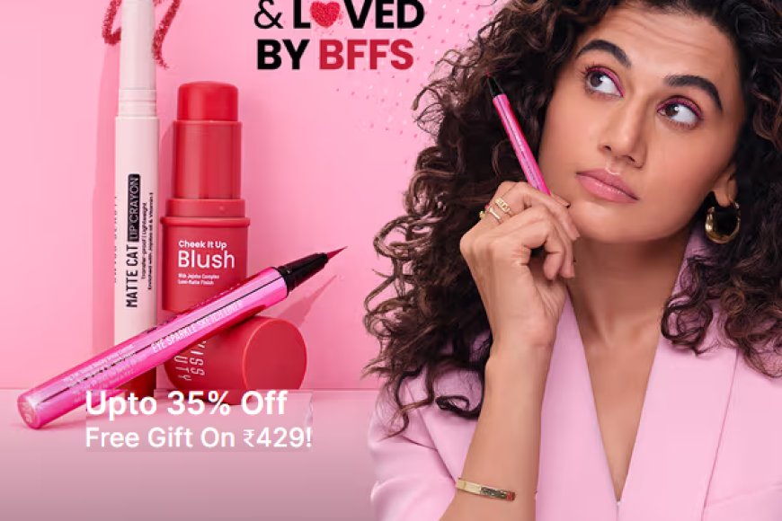 Up to 35% off + Free Gift on Rs. 429 on Swiss Beauty products