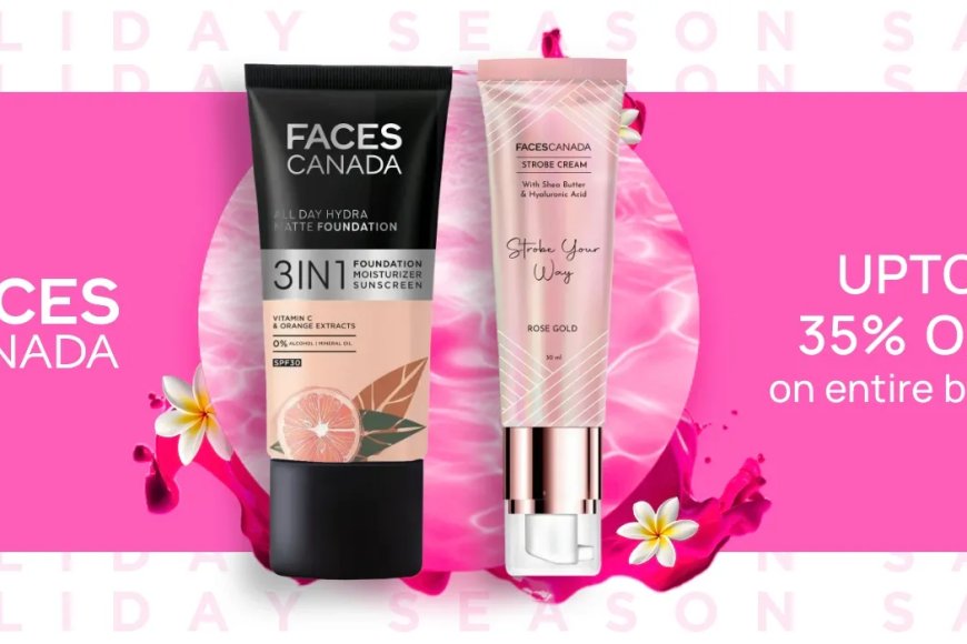 Up to 35% off on Faces Canada products