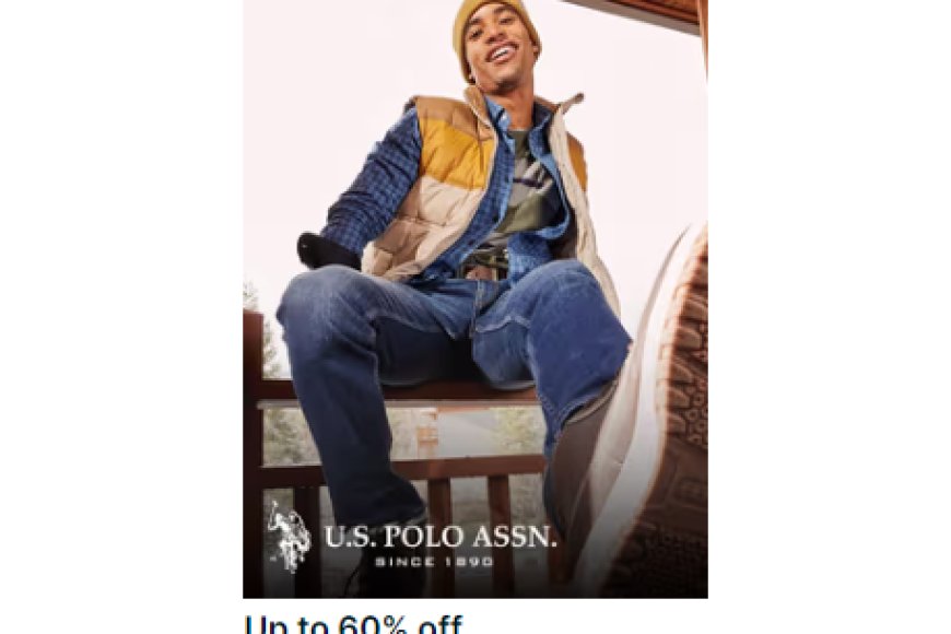 Up to 60% off on U.S. Polo Assn Brand