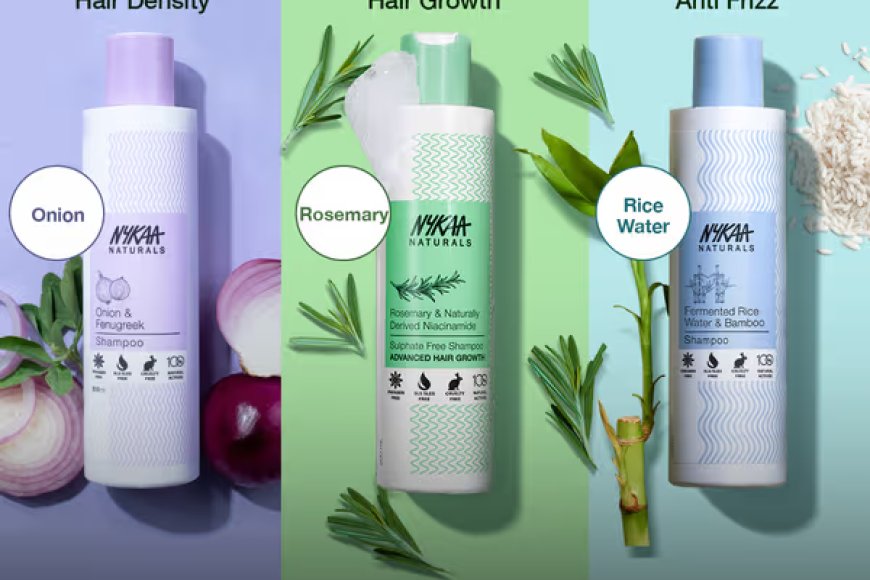 Up to 50% off + Free Mini Shampoo on Rs. 399 on Nykaa Naturals products