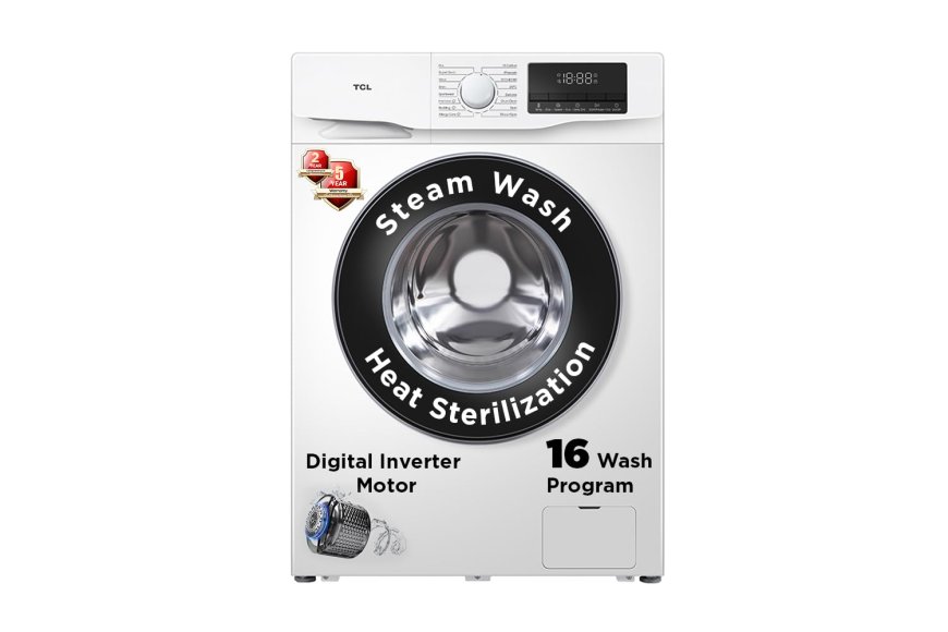 TCL 7.5 kg Digital Inverter Fully Automatic Front Load Washing Machine At just Rs. 23,990 [MRP 39,990]